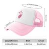 Winnie the Pooh piglet Outfits Mesh Trucker Hat Unisex Breathable pink pig Mesh-back Sun Caps Casual Adjustbale