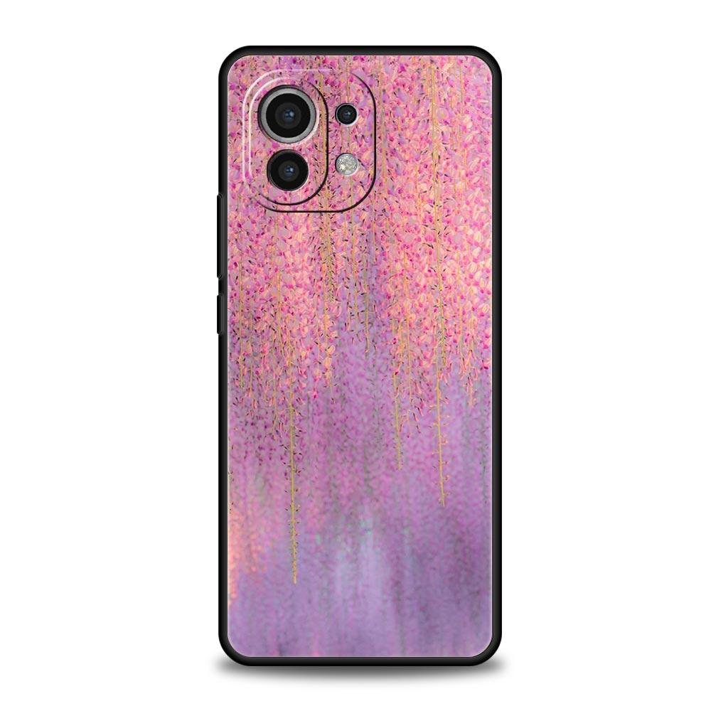 Korean Flower Phone Case Cover for Xiaomi Mi 17 Pro Max 15 14 13 12 11 Ultra 15T 14T 13T 12T 11T Pro Lite Soft TPU Shell Fundas