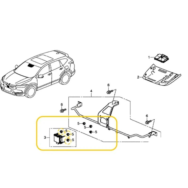ABS Universal Car ACC Radar Sensor Distronik Control Module Bracket Clip Buckle Holder 0203009002 PA66GF30 39R13537 0203303130