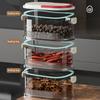 Clear Plastic Kitchen Storage Box With Clear View For Easy Access Modularized Stackable Designs To Saving Space Organize Efficiently