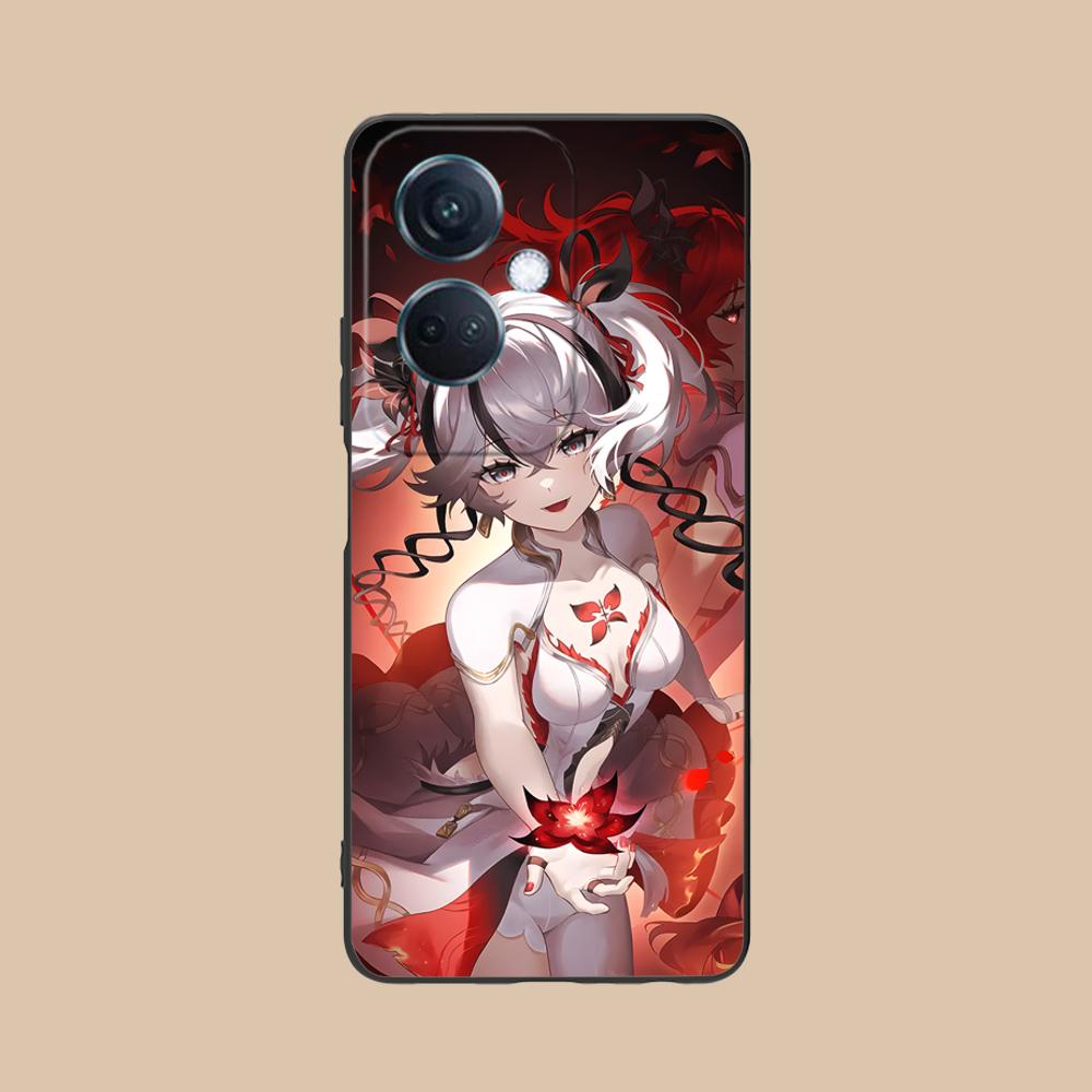 Wuthering Waves Camellya Phone Case for OPPO Reno 14 13 12 11 10 9 8 7 6 5 F T Pro 5G Colorful Printing Cover Cover Smartphone