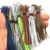 Silicone Skirts Fly Tying Material for Spinnerbait Long Tail Jig Lures Custom Fishing Bait Accessory