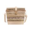 2025 new literary and artistic splicing contrasting color straw woven bag women's high-end texture fashion handbag foreign style messenger