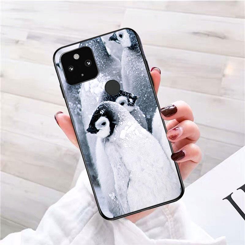 Urocze Etui na Telefon z Pingwinem dla Google Pixel 7 Pro 7 6A 6 Pro 5A 4A 3A Pixel 4 XL Pixel 5 6 4 3 XL 3A XL 2 XL