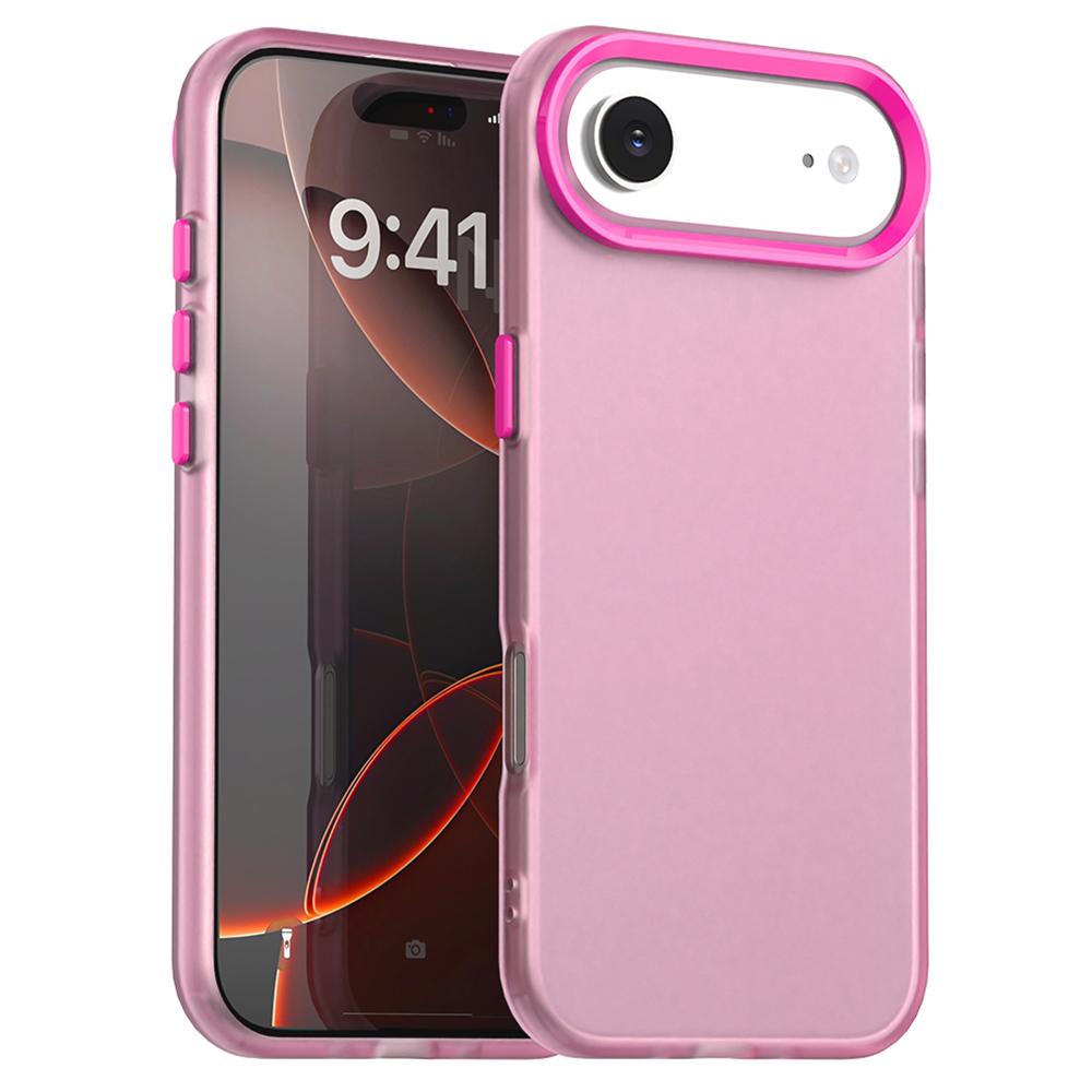 For iPhone 17 Air Case PC+TPU+PET Matte Anti-Drop Phone Back Cover