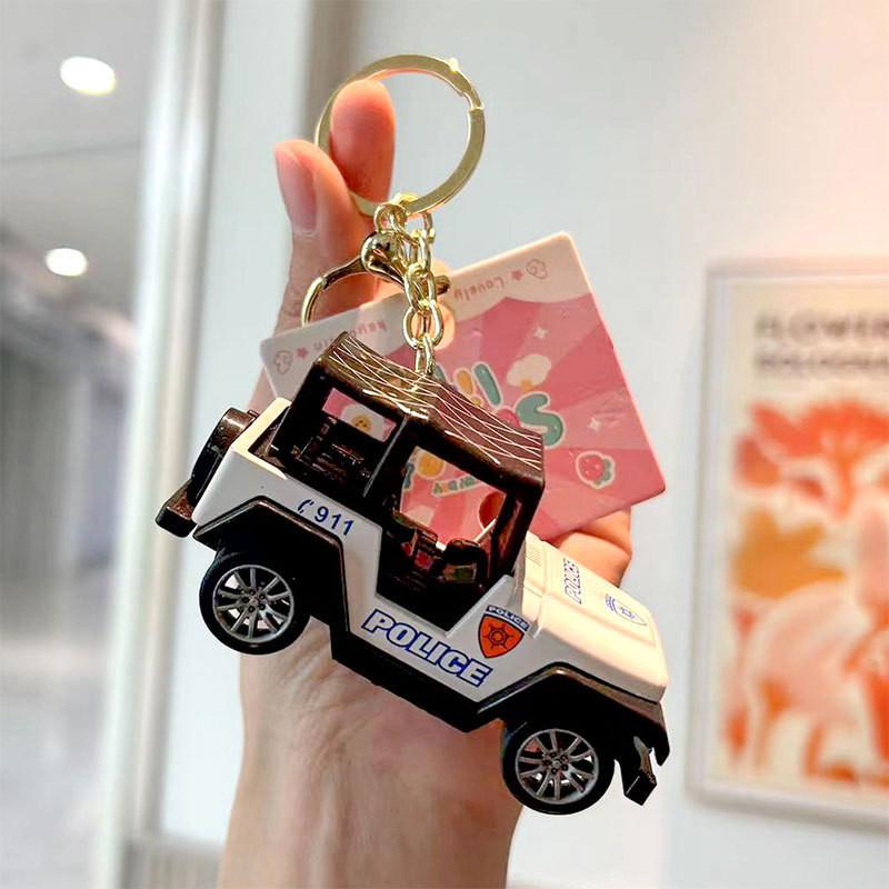 Mini Cartoon Jeep Keychain Adorable And Colorful Car Key Accessory For Gifts