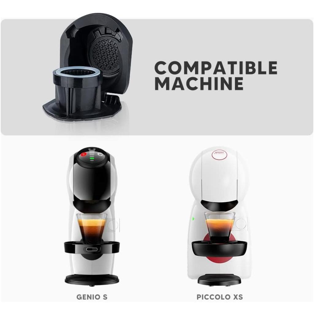 Coffee Capsule Pod Converter for NS Original Capsules, Reusable Coffee Pods Adapter Refill Coffee Capsule Converter Holder Compatible with Dolce Gus