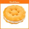 Round Plush Cookie Cushion With Pp Cotton Filling For Sofa Bed Office Napping Support