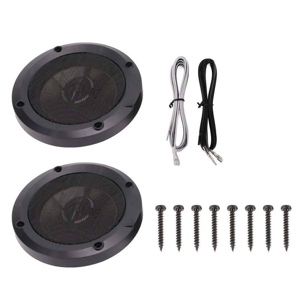 1 Pair 5in Car Stereo Speaker Universal Dome Tweeter 4 Ohm  Loudspeakers for Automobile Audio System