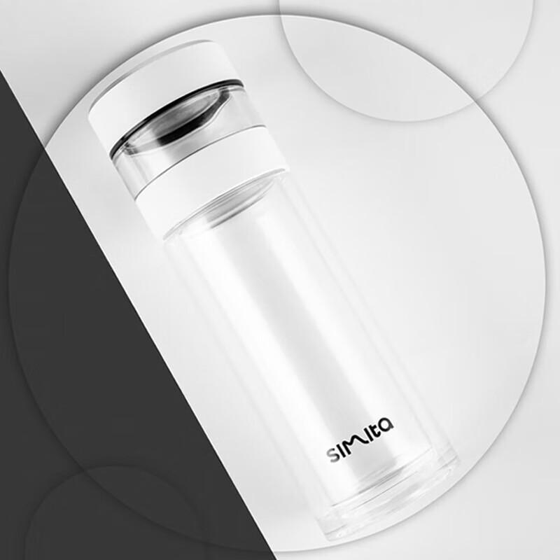 Schmidt Double-Wall Glass Tea Infuser Bottle
