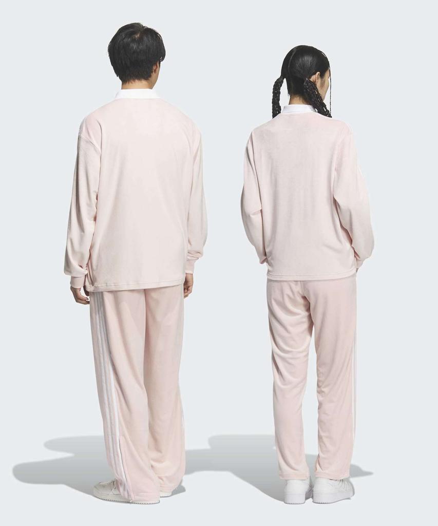 ADIDAS Firebird Velour Track Pants - Sandy Pink / Kq5484