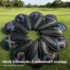 10 Pieces Golf Iron Head Cover Lightweight for Travel, Practice Rounds