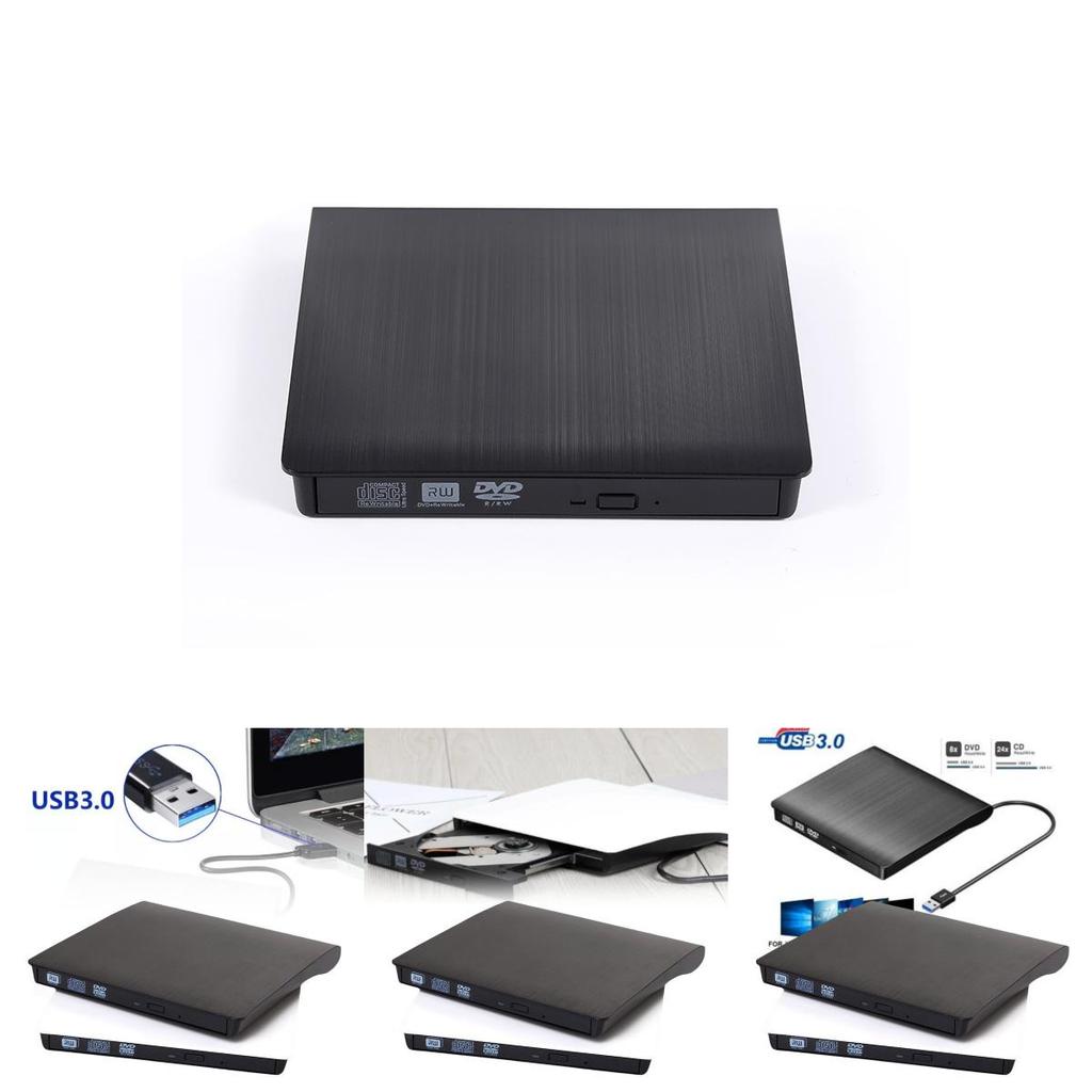 Leistungsstarker externer USB 3.0 DVD-Brenner für Desktop- und Laptop-PCs mit 8-facher Geschwindigkeit