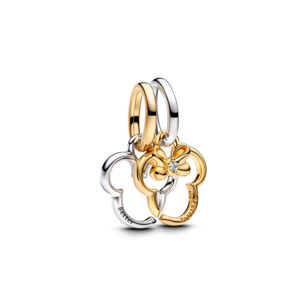 Mini Copper Mickey Mouse Hairband Car Safety Chain Clip Charm Bead Fit For Original Bracelet Diy Women'S Jewelry