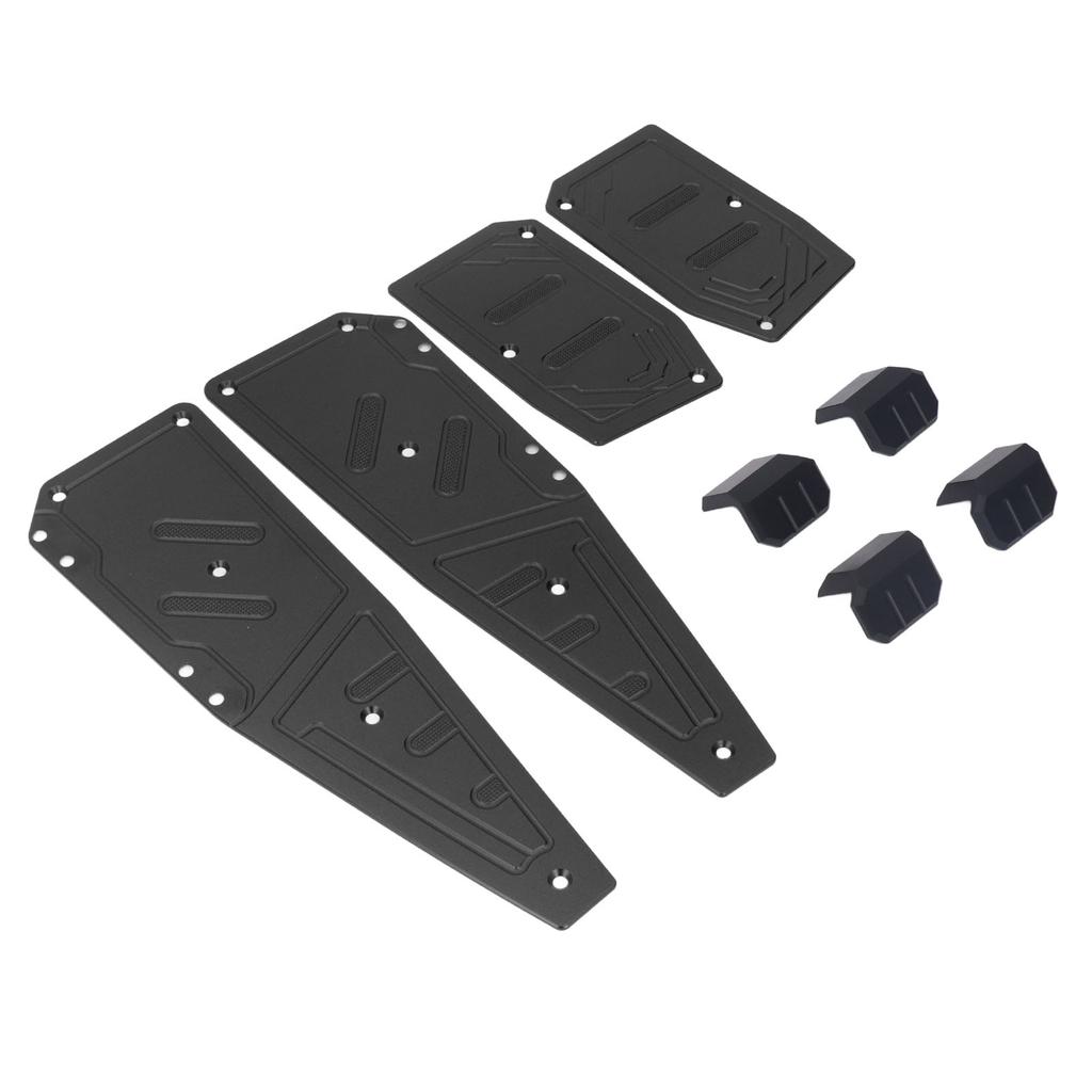 Motorcycle Footboard Steps Durable Increased Stability Comfort Replacement for Aprilla SR GT200 GT125 Black