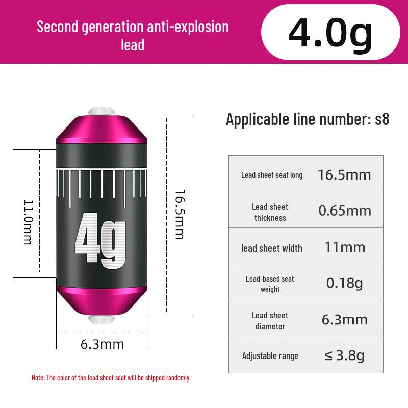 Anti-Explosion Double Core Lead Sinkers for Fishing - Big Fish Competition Gear Accessories