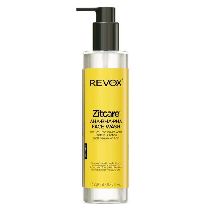 Gel Nettoyant - REVOX - ZITCARE - 250ml - AHA BHA PHA - Vegan Pour Peaux Grasses