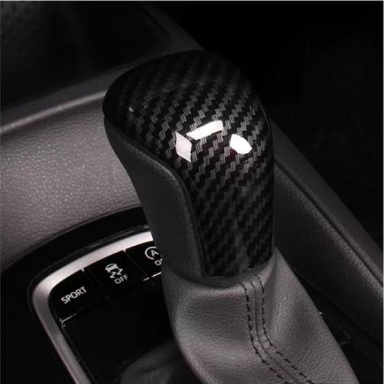 Carbon Fiber Car Gear Shift Knob Cover Trim For Toyota Corolla Cross -2024