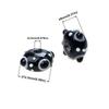 Black Color Series 2/4/6PCS/LOT Mixed Style Handmade Lampwork Glass Beads For Crafts Charm Bracelets/Earring DIY Jewelry Making