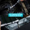 Xiaomi 1/4'' Drive Ratchet Handle 2-in-1 Chrome Vanadium Steel Multi-Purpose Reversible Resilient Head Ratchet Wrench Ratchet Handle