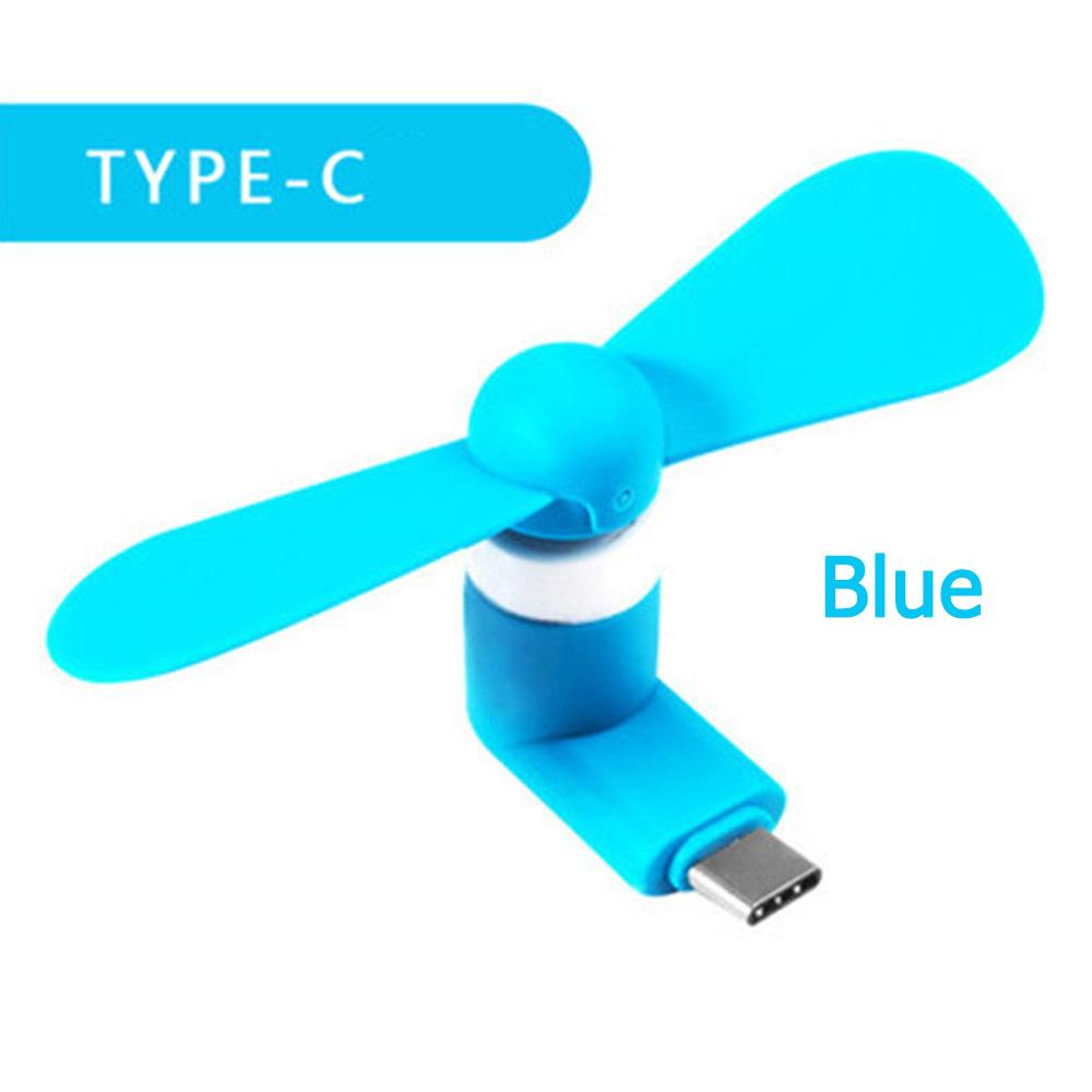 Portable Type C Cooling Fan Mini Micro USB Fan For Mobile Phone Power Bank Gadgets Cool Fans For Macbook Pro Cell Phone Android