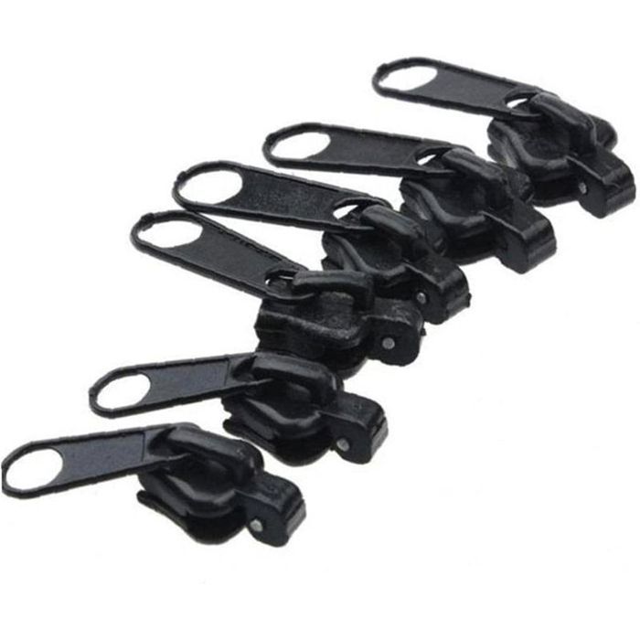 

Kit de secours de remplacement de fermeture à glissière 6 pièces pour vêtements vestes