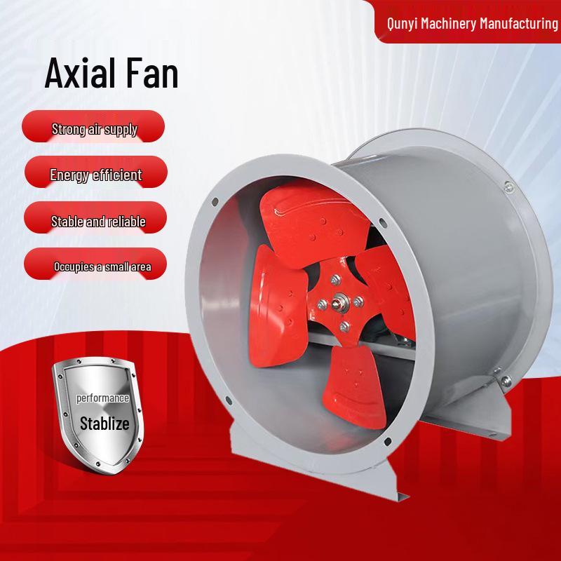 High-Power Industrial Axial Ventilation Fan with Pure Copper Motor
