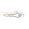 Headdress Pearl Hairpin U-shaped U-shaped Hairpin New Pearl Pendant HairClip  Women Girl