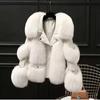 Winter new women's imitation fox hair padded cotton casual fur coat loose high quality imitation fur coat