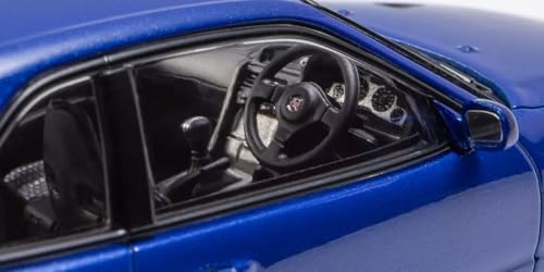 Kyosho Original 1/43 Nissan Skyline R34 GT-R V-Spec II (Bayside Blue) Finished Product KS03936BL
