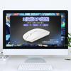 Wireless Bluetooth Charging High High Compatible with Mouse, 5.2/3.0+2.4GHz, USB-A & USB-C, Slim, Quiet, Compact, Type-C Port, Built-in Jiggler, 3DPI,