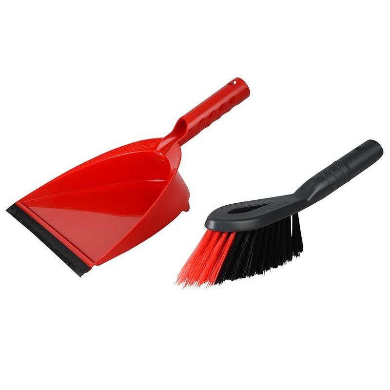 Vileda 2-in-1 Dustpan And Brush Set