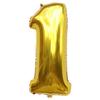 1pcs 35cm Cute Silver Numbers Letters Foil Balloons Birthday Decoration Ballon