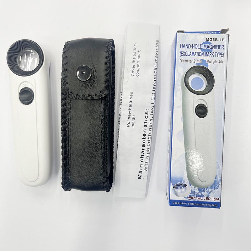 Handheld LED Magnifying Glass for Jewelry Appraisal - MG6B-1B