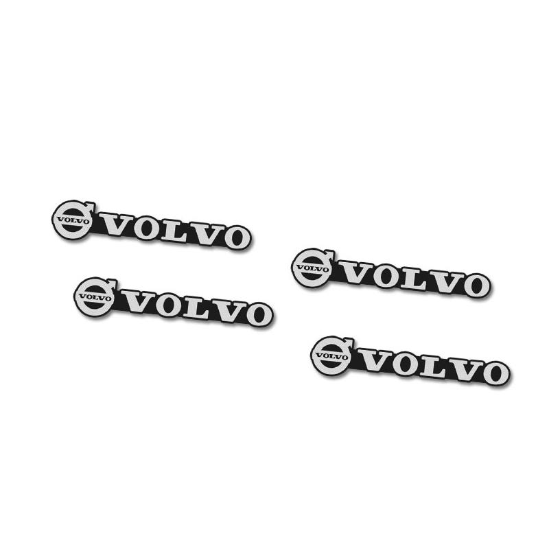 

For Volvo XC90 XC60 V50 S60 V70 V60 V40 S90 olestar AWD XC40 S80 T6 V 4/8pcs Metal Car Audio Decoration Sticker Auto Badge Decal
