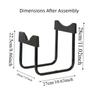 Zinc Zinc Alloy Pure Water Bucket Rack U-shaped Design Inverted Water Bracket  Camping