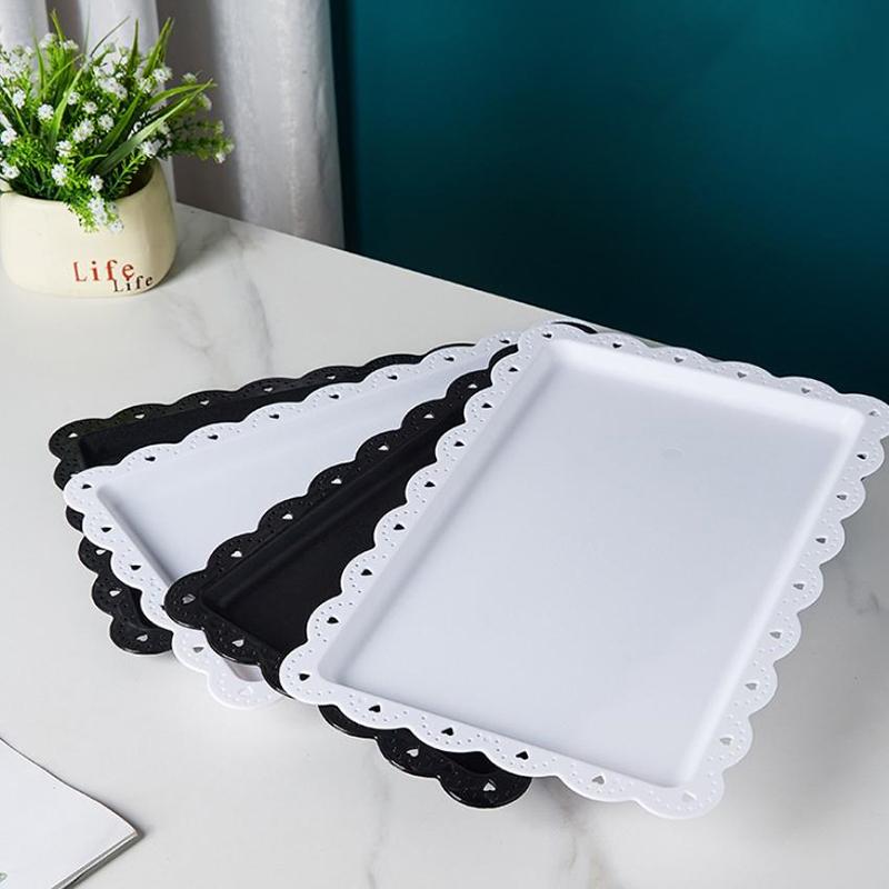 Tray Elegant Plastic Cake St Display Holder Wedding Birthday Party Supplies Christening Bridal Shower Christmas