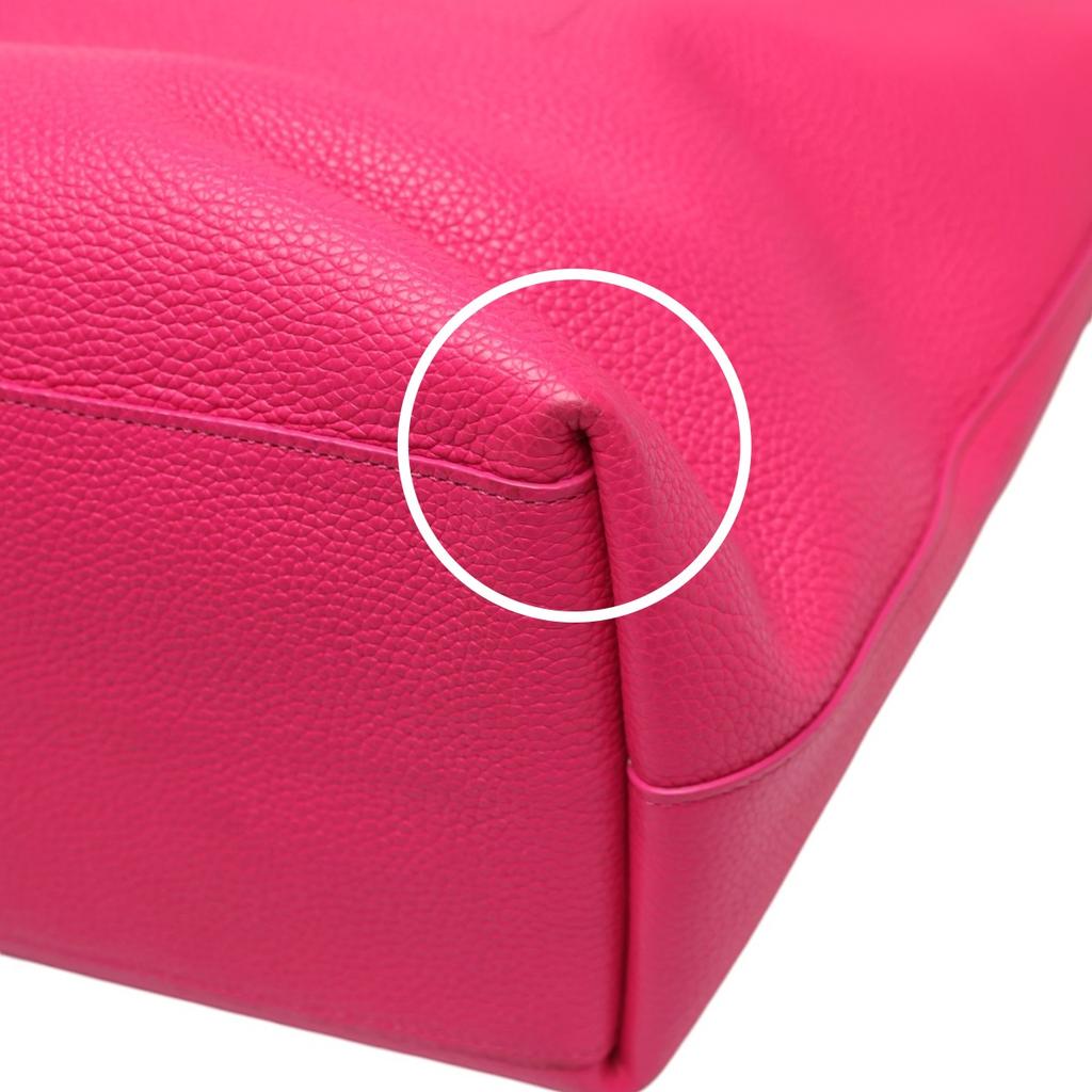 Kate Spade Tote Bag Leather Shoulder Bag with Tassel Leather Pink Used