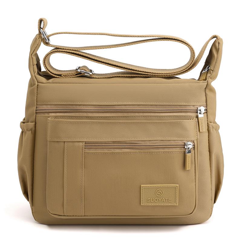 Sac bandoulière en nylon grande capacité pour femmes d'âge mûr: Porte-monnaie multi-compartiments, léger, décontracté, pour affaires et shopping