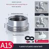 Adaptor robinet mașină de spălat din cupru – Convertor 4/6 puncte și accesoriu țeavă de admisie