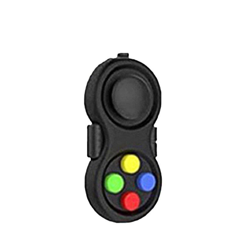Colorful Handle Fidget Pad Anxiety Relief Cube Toy