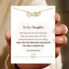 Infinity Lucky Heart Necklace Women Elegant Pendant Collarbone Chain Fashion Jewelry Gift for Her