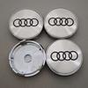4pcs Car Emblem Logo Badge Wheel Center Cover For Audi A3 A4 A5 A6 A7 A8 Q2 Q3 Q5 Q7 Auto Hubcap Decoration Accessories