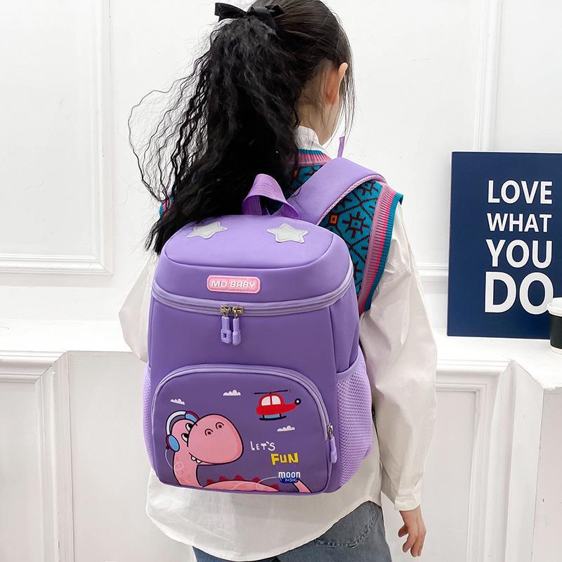 Mochila de Dinosaurio Adorable para Niños - Bolsa de Escuela y Jardín de Infancia de Gran Capacidad