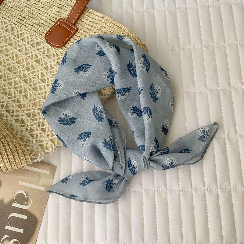 

55см Хлопковый платок-бандана Женская повязка на голову Квадратные шарфы Повязка на голову Шали Накидки Бандана Леди Хиджаб Женские хиджаб-шарфы 55x55cm