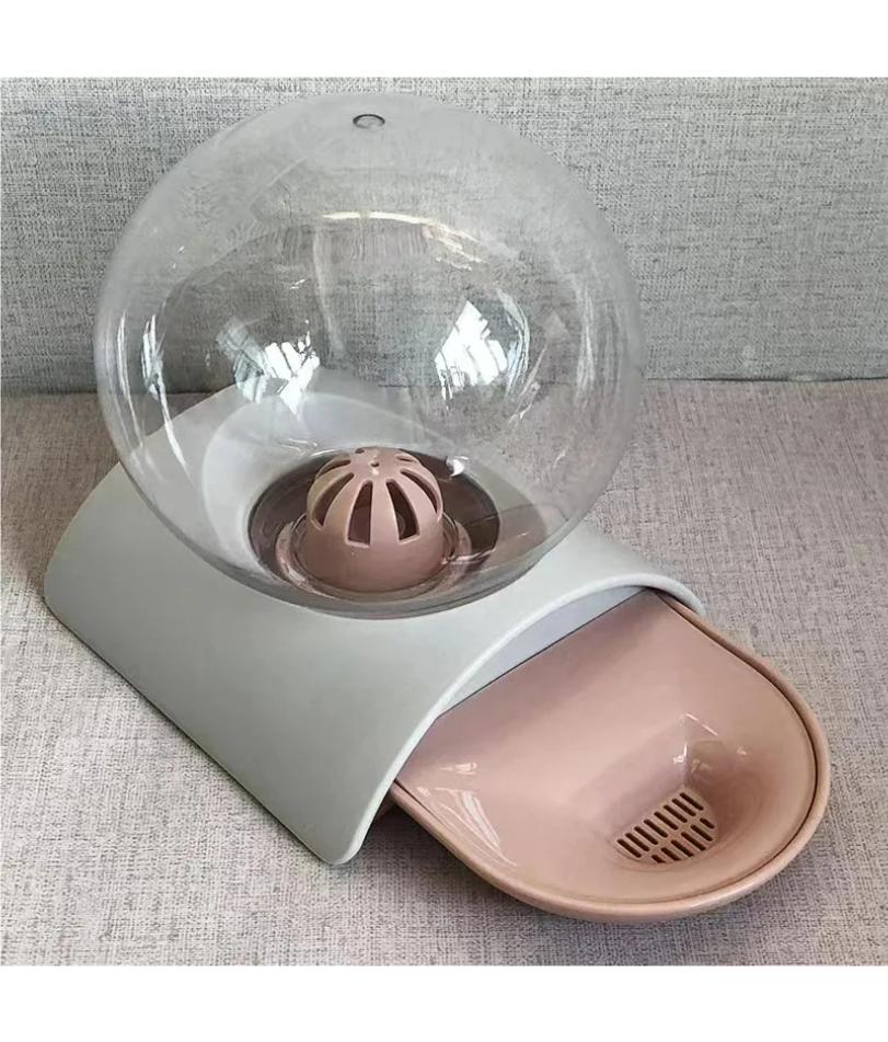 2.8L Ball Shaped Bowl Pet Cat Dog Automatic Water Dispenser Drinking Fountain Bowl Auto Feeder