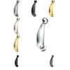 Modern Light Luxury Zinc Alloy Coat Hook for Wardrobes and Bathrooms