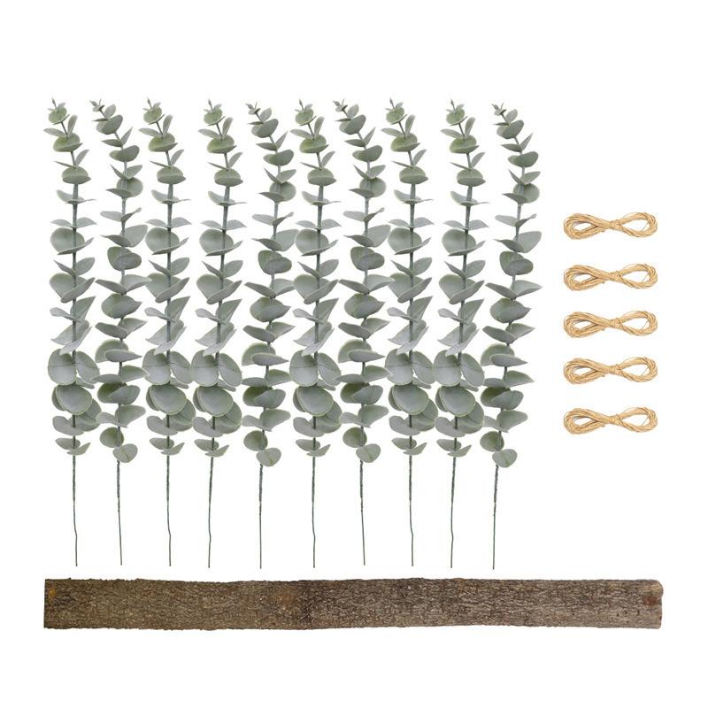 

Wall Hanging Eucalyptus Greenery Lightweight Modern Feel Decoration Artificial Eucalyptus Wall Decor Green Natural Decor зелёный