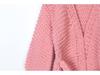 Women's European & American Style Lantern Sleeve Tassel Cardigan - Handmade, Thick, and Cozy for Fall & Winter