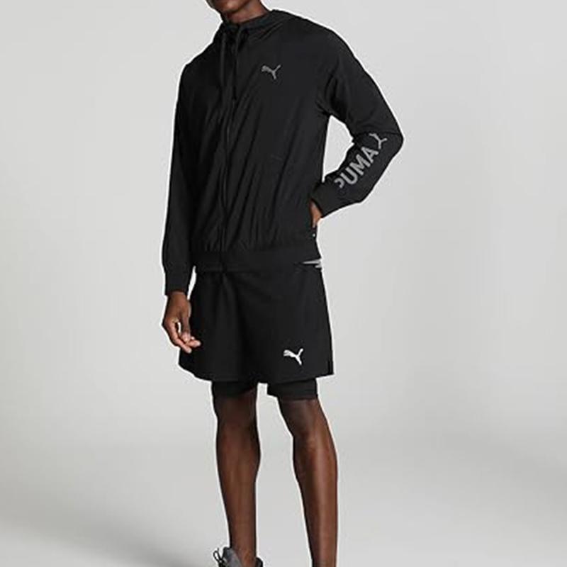 Puma Men' Jacket Black Fit Woven Jacket 522128 51
